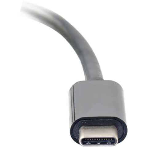 Alternate-Image2 Image for C2G USB-C to Enternet Network Adapter Converter - Type C Male/USB 3.0 to RJ45 - Black
