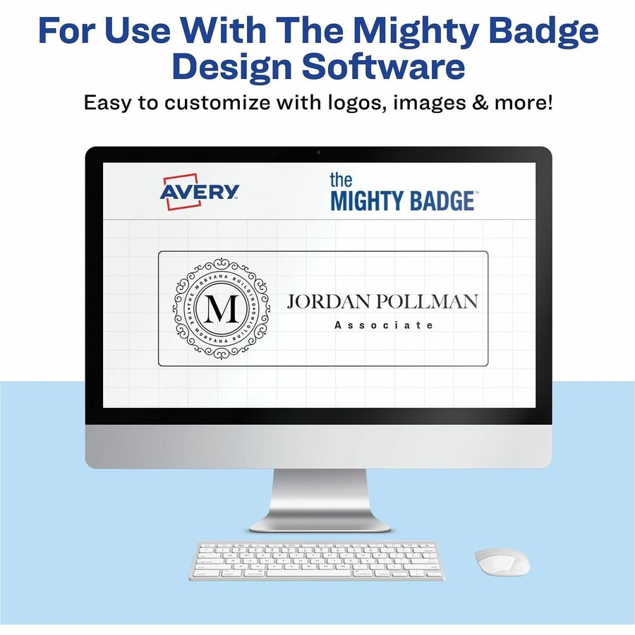 The Mighty Badge&reg; by Avery&reg; Reusable Magnetic Professional Name Badge Kits - 71206