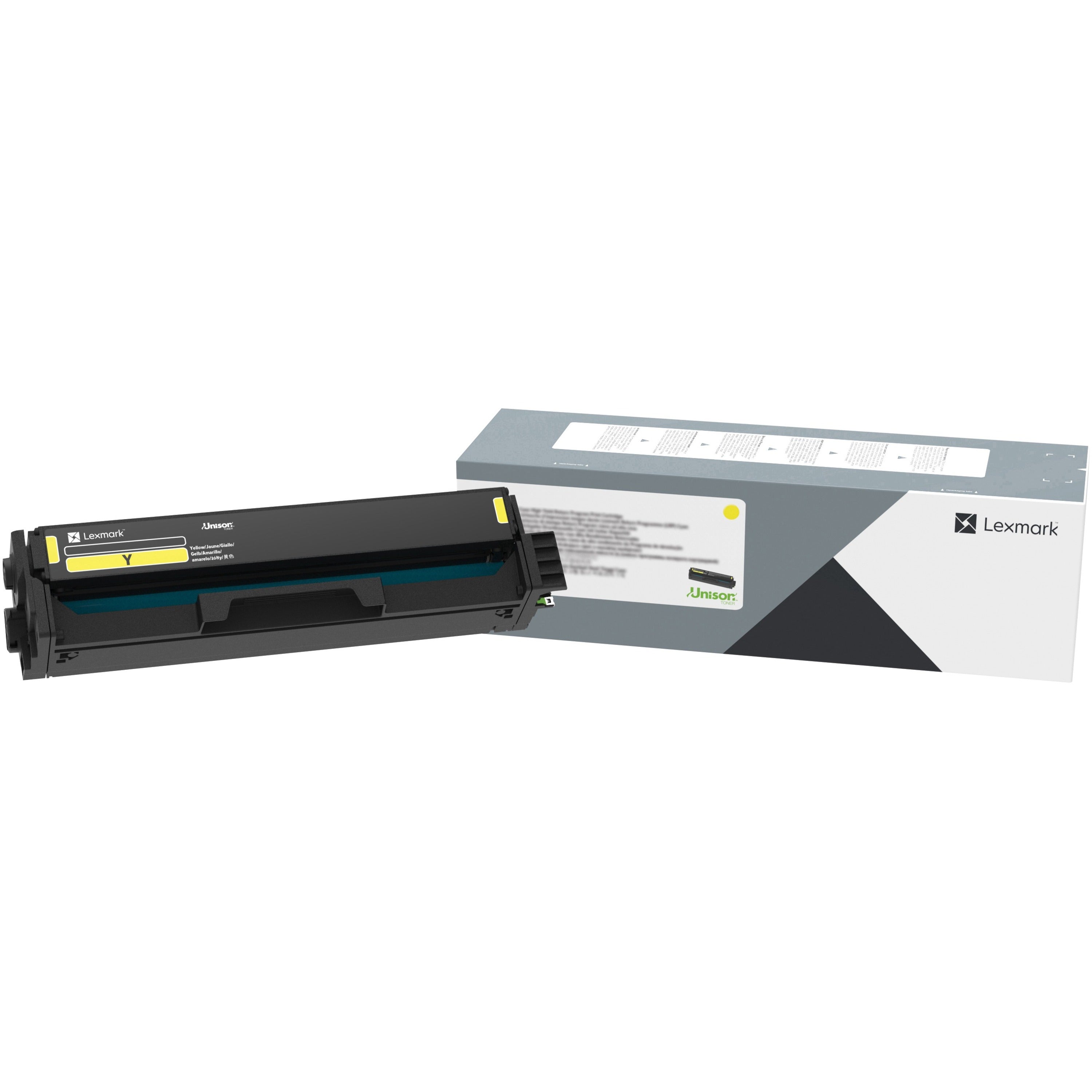 Main Image for Lexmark Original Laser Toner Cartridge - Yellow Pack