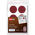 Avery&reg; Legal SealsHandwrite, 1-15/16" Diameter, Red