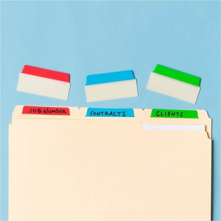 Avery UltraTabs™ Filing Tabs 24 Repositionable, Two-Side Writable Tabs 3" x 1-1/2" - 74775