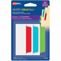 Avery UltraTabs™ Filing Tabs 24 Repositionable, Two-Side Writable Tabs 3" x 1-1/2"
