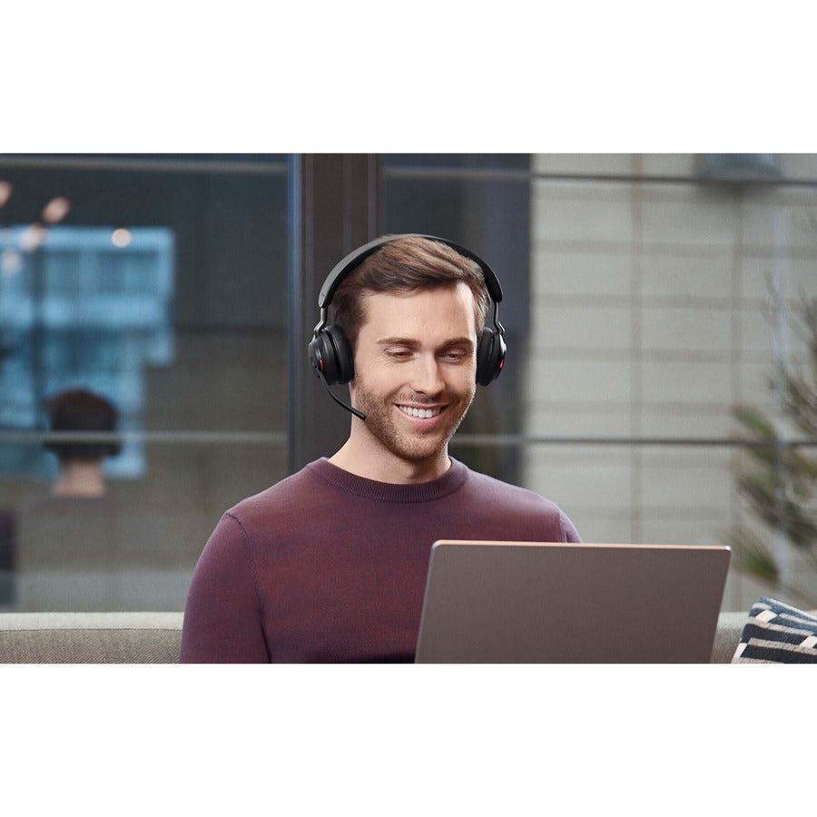 Alternate-Image2 Image for Jabra Evolve2 65 Headset With Charging Stand