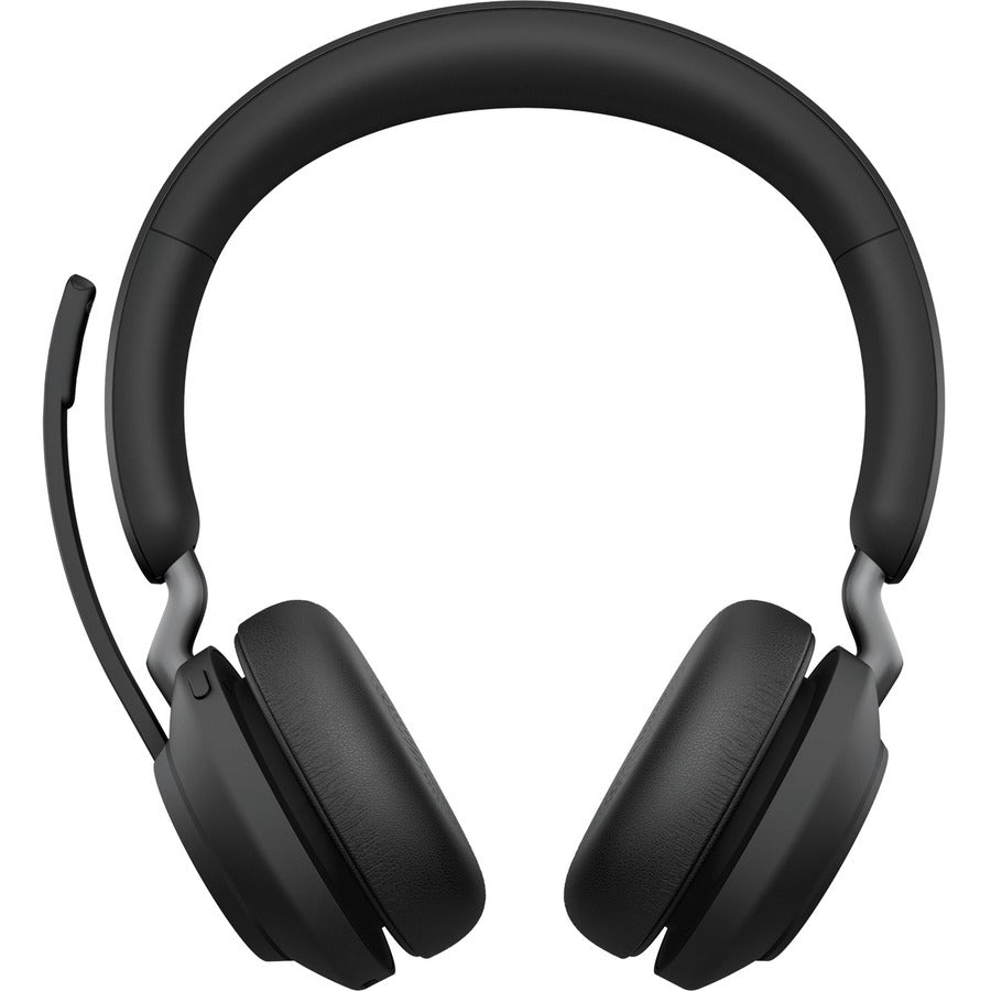 Front Image for Jabra Evolve2 65 Headset With Charging Stand