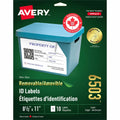 Avery Removable ID Labels for Laser and Inkjet Printers