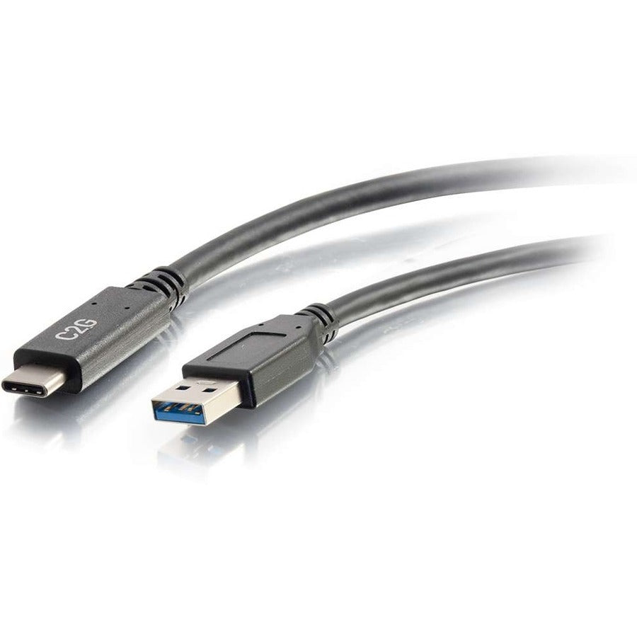 Main Image for C2G 10ft USB-C to USB-A SuperSpeed USB Cable - Male to Male, 5Gbps, Black