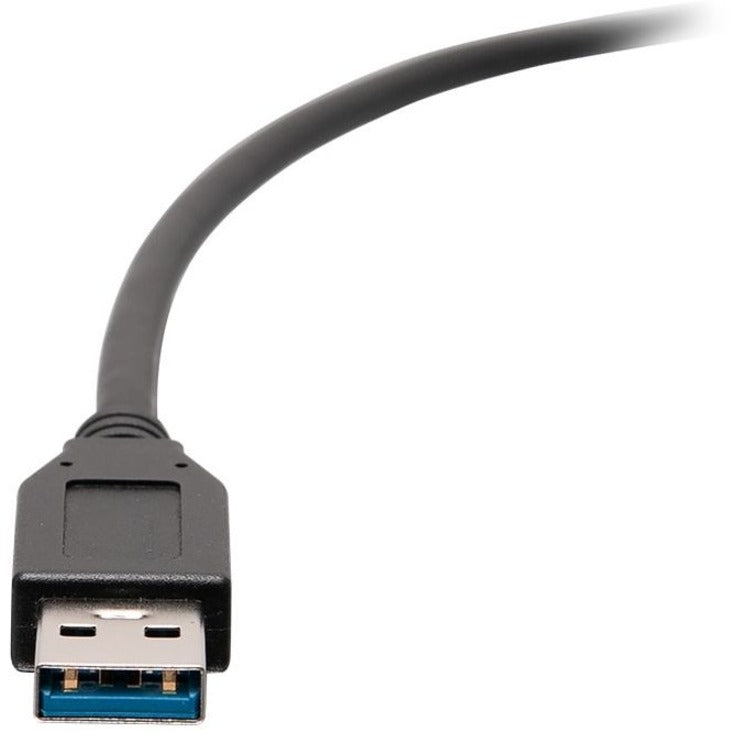 Alternate-Image2 Image for C2G 1ft USB C to USB A Cable - USB C to A Cable - USB 3.2 Gen 1 - 3A, 5Gbps - Black - M/M