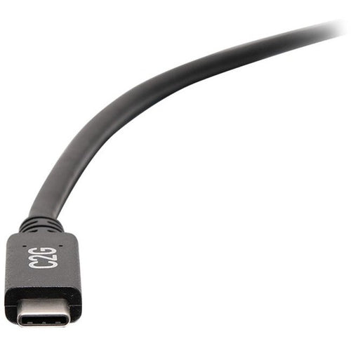 Alternate-Image1 Image for C2G 1ft USB C to USB A Cable - USB C to A Cable - USB 3.2 Gen 1 - 3A, 5Gbps - Black - M/M