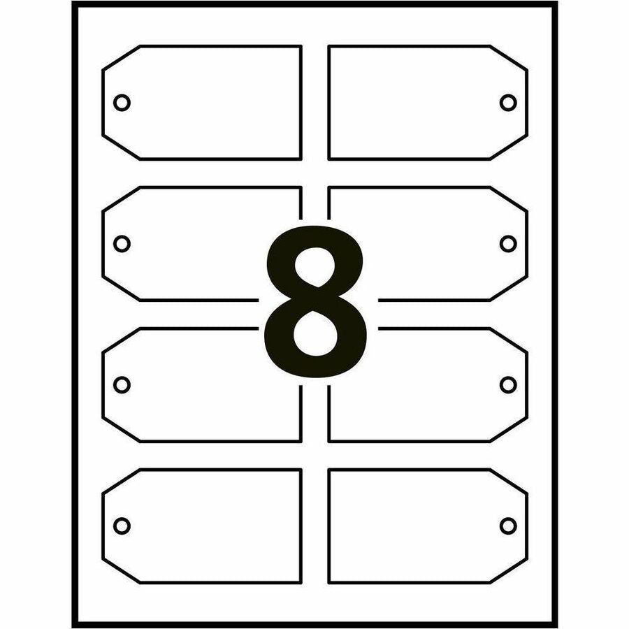 Avery Printable Rectangle Tags with Strings 2" x 3-1/2" , for Laser and Inkjet Printers - 22858