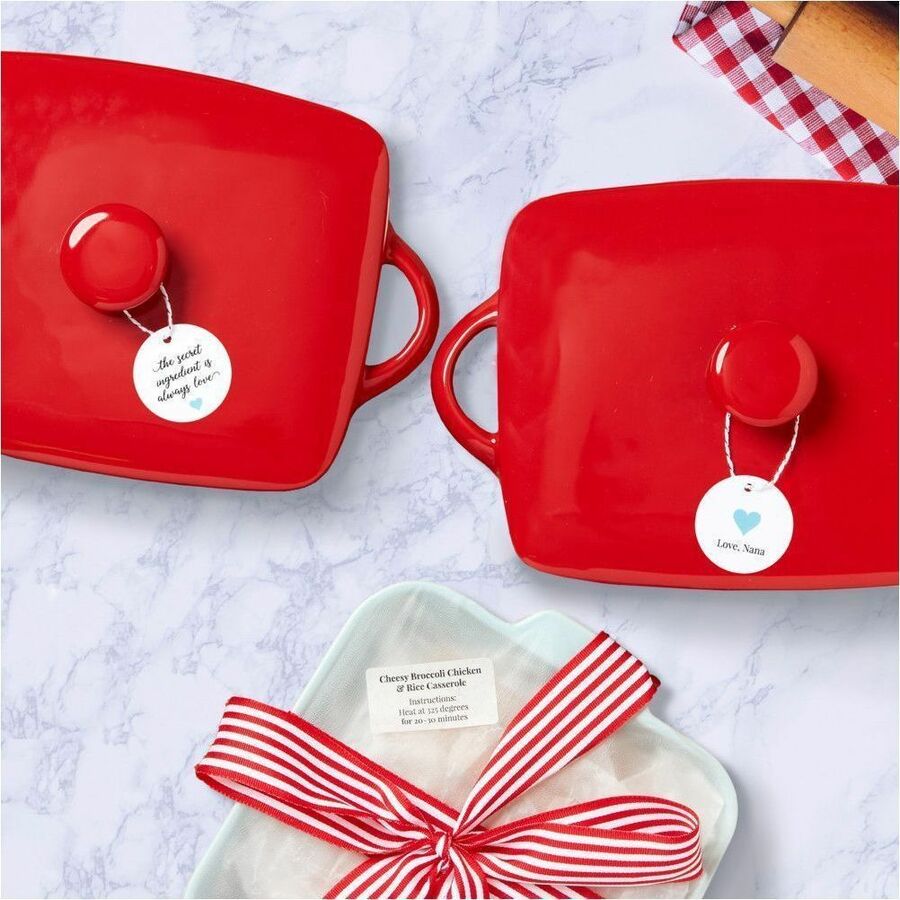 Avery Printable Round Tags with Strings 2" Diameter, for Laser and Inkjet Printers - 22857