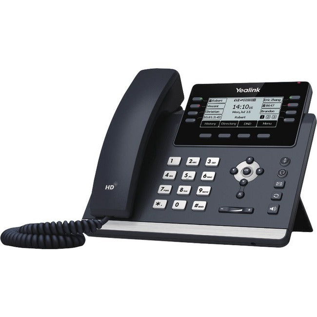 Main Image for Yealink SIP-T43U IP Phone - Corded - Corded - Wall Mountable, Desktop - Classic Gray