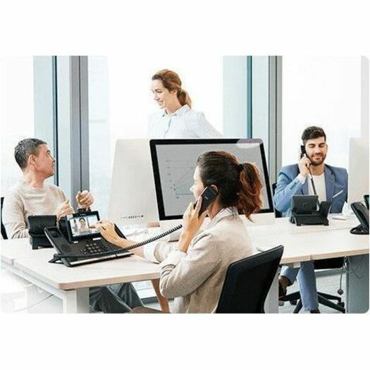 Alternate-Image2 Image for Yealink SIP-T53W IP Phone - Corded/Cordless - Corded/Cordless - Bluetooth, Wi-Fi - Wall Mountable, Desktop - Classic Gray