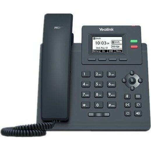 Alternate-Image1 Image for Yealink SIP-T31G IP Phone - Corded - Corded - Wall Mountable - Classic Gray