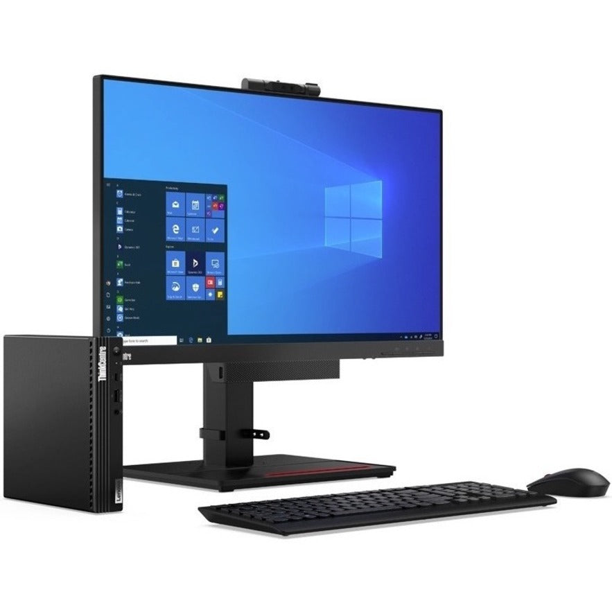 Alternate-Image4 Image for Lenovo ThinkCentre M75q Gen 2 11JN002PUS Desktop Computer - AMD Ryzen 5 PRO 5650GE - 8 GB - 256 GB SSD - Tiny - Black
