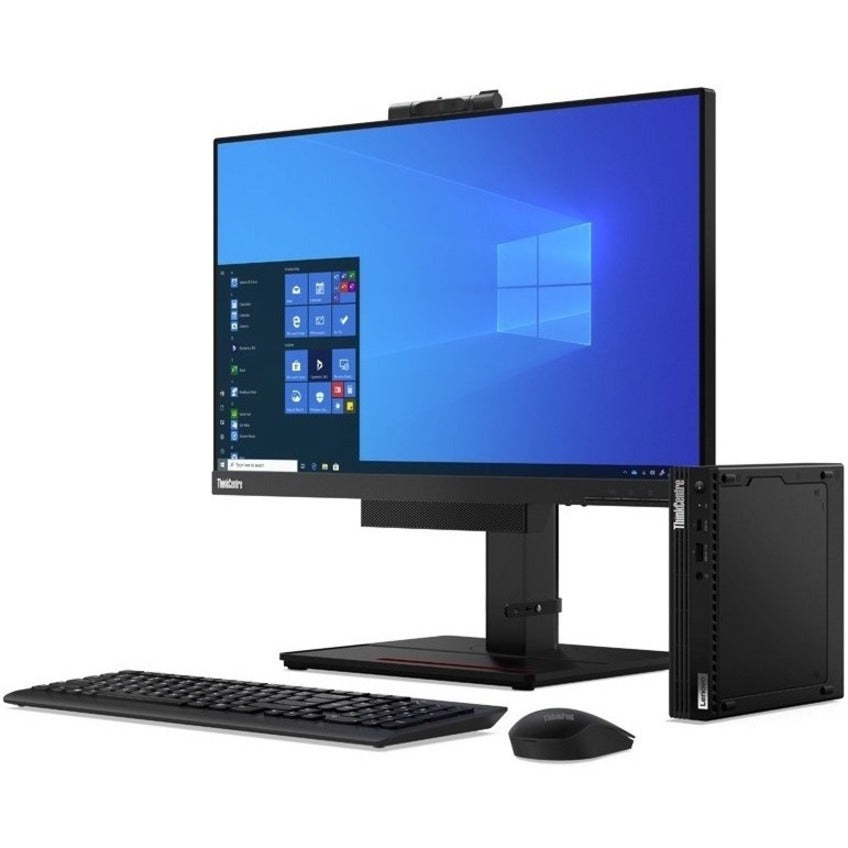 Alternate-Image5 Image for Lenovo ThinkCentre M75q Gen 2 11JN002PUS Desktop Computer - AMD Ryzen 5 PRO 5650GE - 8 GB - 256 GB SSD - Tiny - Black