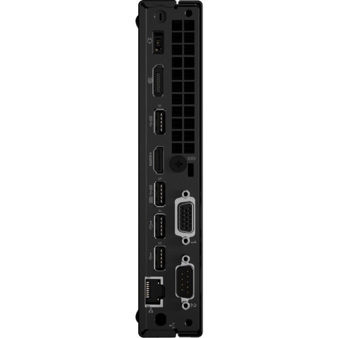 Rear Image for Lenovo ThinkCentre M75q Gen 2 11JN002RUS Desktop Computer - AMD Ryzen 7 PRO 5750GE - 16 GB - 512 GB SSD - Tiny - Black