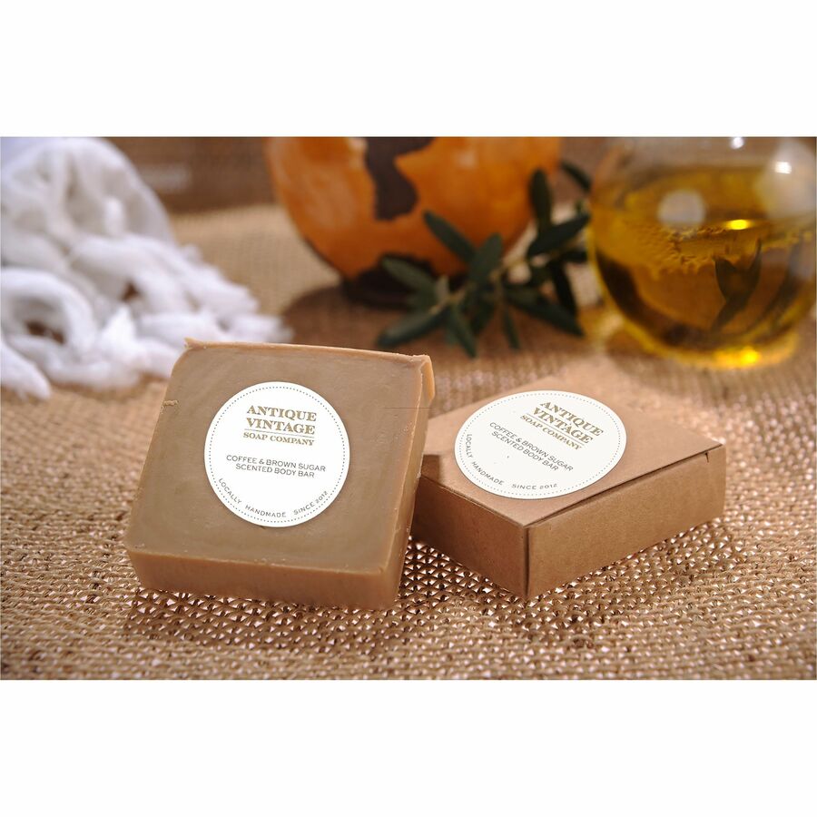 Avery Glossy White Round Soap and Candle Labels 2" Diameter, Permanent Adhesive, for Laser Printers - 22840
