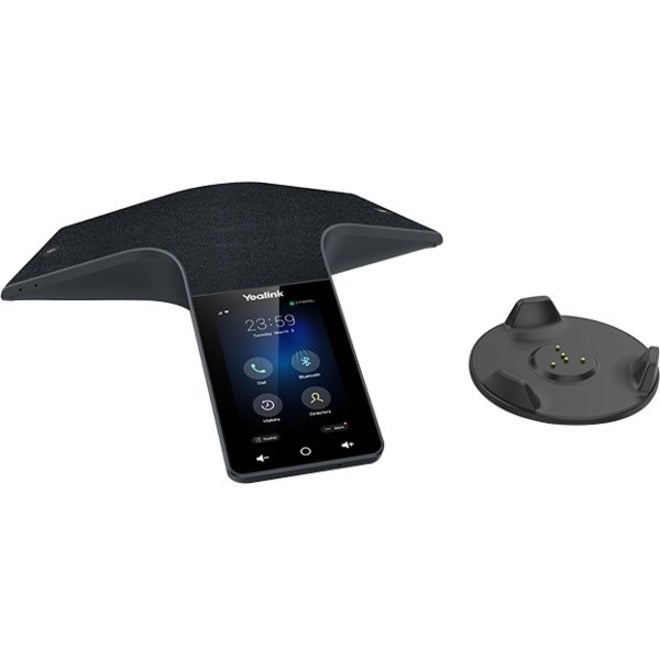 Alternate-Image2 Image for Yealink CP935W IP Conference Station - Cordless - Cordless - Wi-Fi, DECT, Bluetooth - Desktop - Black