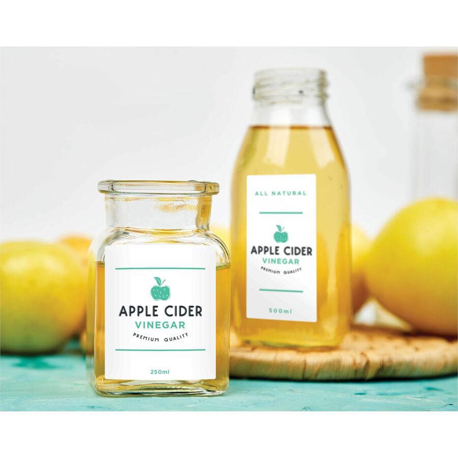 Avery Rectangle Waterproof Labels 3-1/3" x 4" , Permanent Adhesive, for Laser Printers - 35524
