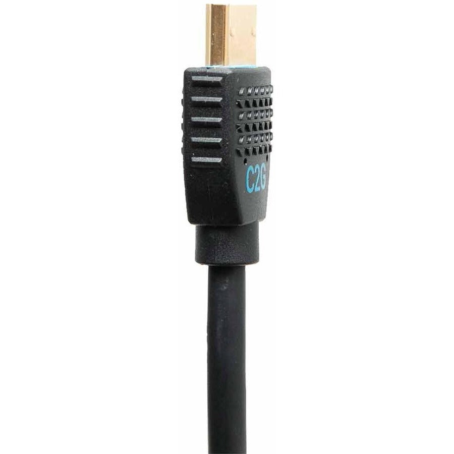 Alternate-Image5 Image for C2G 10ft Performance Series Ultra Flexible High Speed HDMI Cable w Ethernet - In-Wall CMG Rated - 4K 60Hz - M/M - Black