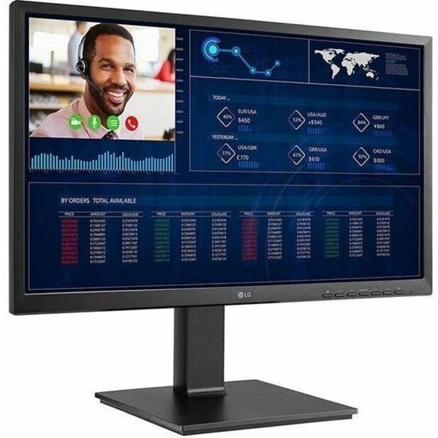 Right Image for LG 24CQ650N-6N All-in-One Thin Client - Intel Celeron N5105 Quad-core (4 Core) 2 GHz - Black