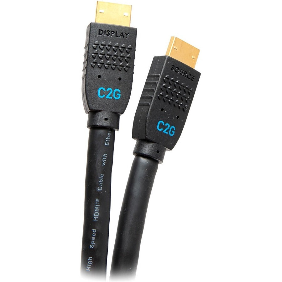 Alternate-Image4 Image for C2G 50ft Performance Series Ultra Flexible High Speed HDMI Cable w Ethernet - In-Wall CMG Rated - 4K 60Hz - M/M - Black