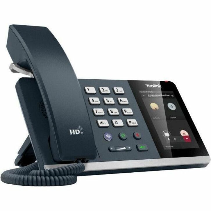 Alternate-Image3 Image for Yealink MP54-Zoom IP Phone - Corded - Corded - Wi-Fi, Bluetooth - Desktop, Wall Mountable - Classic Gray