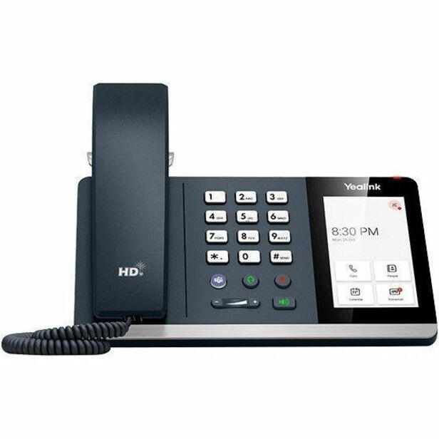 Alternate-Image1 Image for Yealink MP54-Zoom IP Phone - Corded - Corded - Wi-Fi, Bluetooth - Desktop, Wall Mountable - Classic Gray
