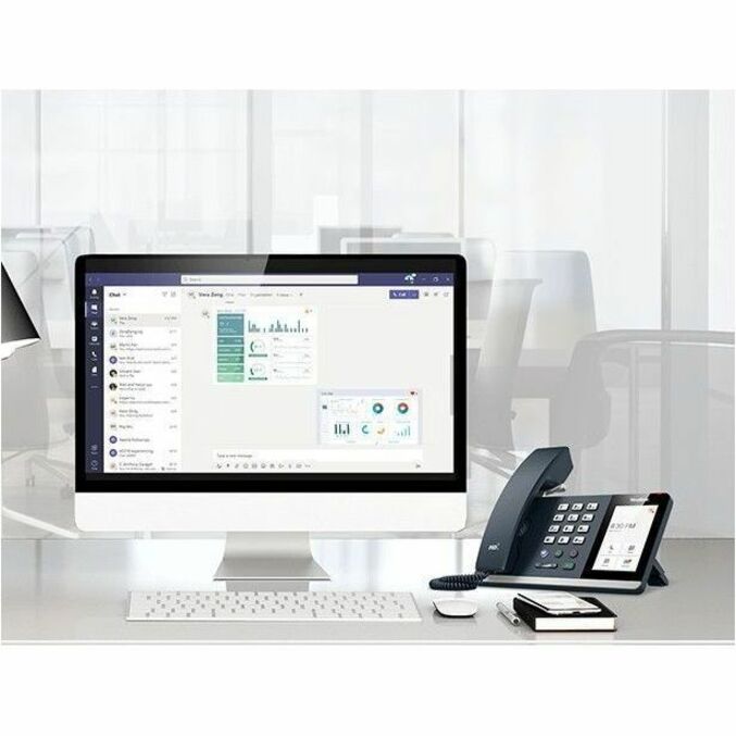 Alternate-Image5 Image for Yealink MP54-Zoom IP Phone - Corded - Corded - Wi-Fi, Bluetooth - Desktop, Wall Mountable - Classic Gray