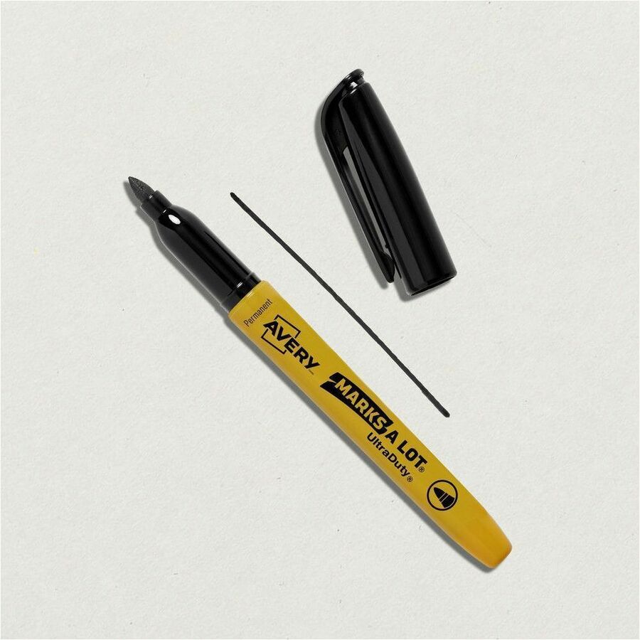 Avery Marks A Lot&reg; UltraDuty&reg; Markers Bullet Tip, Assorted Colours, Pack of 4 - 29848