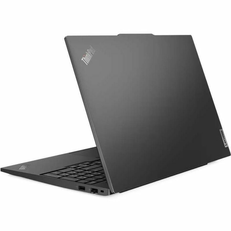 Rear Image for Lenovo ThinkPad E16 Gen 1 21JN0040US 16" Touchscreen Notebook - WUXGA - Intel Core i5 13th Gen i5-1335U - 16 GB - 512 GB SSD - English Keyboard - Graphite Black