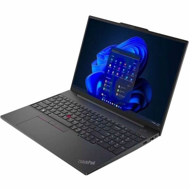 Main Image for Lenovo ThinkPad E16 Gen 1 21JN003YUS 16" Notebook - WUXGA - 60 Hz - Intel Core i5 13th Gen i5-1335U - 16 GB - 256 GB SSD - English Keyboard - Graphite Black