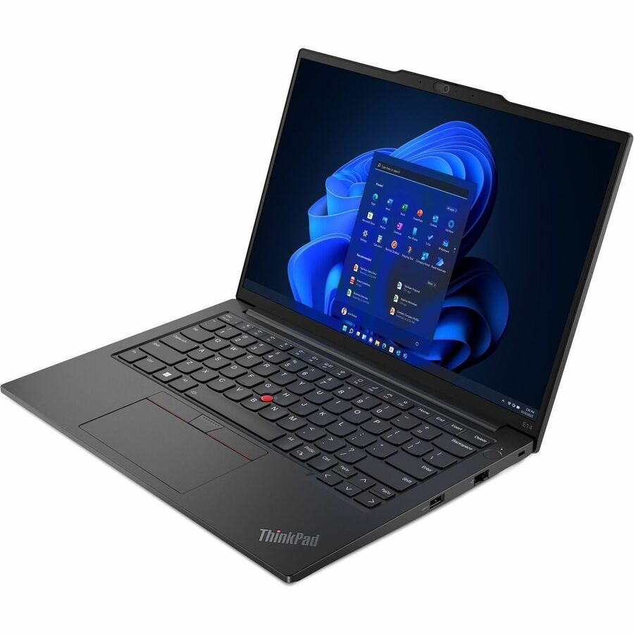 Alternate-Image2 Image for Lenovo ThinkPad E14 Gen 5 21JK0053US 14" Touchscreen Notebook - WUXGA - Intel Core i7 13th Gen i7-1355U - 16 GB - 512 GB SSD - English Keyboard - Graphite Black