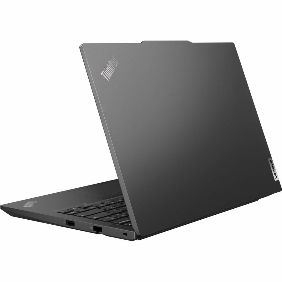 Rear Image for Lenovo ThinkPad E14 Gen 5 21JK0053US 14" Touchscreen Notebook - WUXGA - Intel Core i7 13th Gen i7-1355U - 16 GB - 512 GB SSD - English Keyboard - Graphite Black