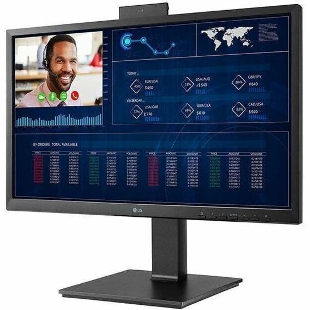 Alternate-Image2 Image for LG 24CQ650I-6N All-in-One Thin Client - Intel Celeron N5105 Quad-core (4 Core) 2 GHz - Black
