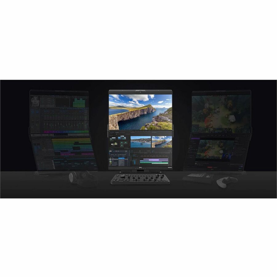 Alternate-Image7 Image for Mobile Pixels Geminos T 24" Dual-Stacked 1080p Monitors with Multi-Touch and Webcam