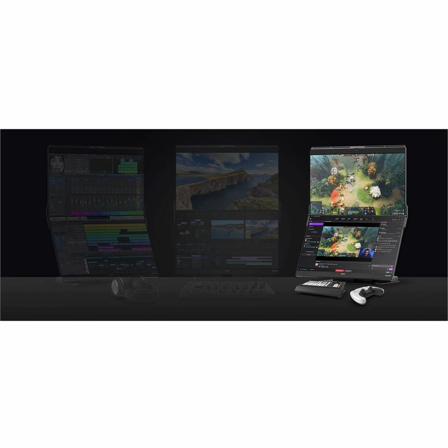 Alternate-Image6 Image for Mobile Pixels Geminos T 24" Dual-Stacked 1080p Monitors with Multi-Touch and Webcam