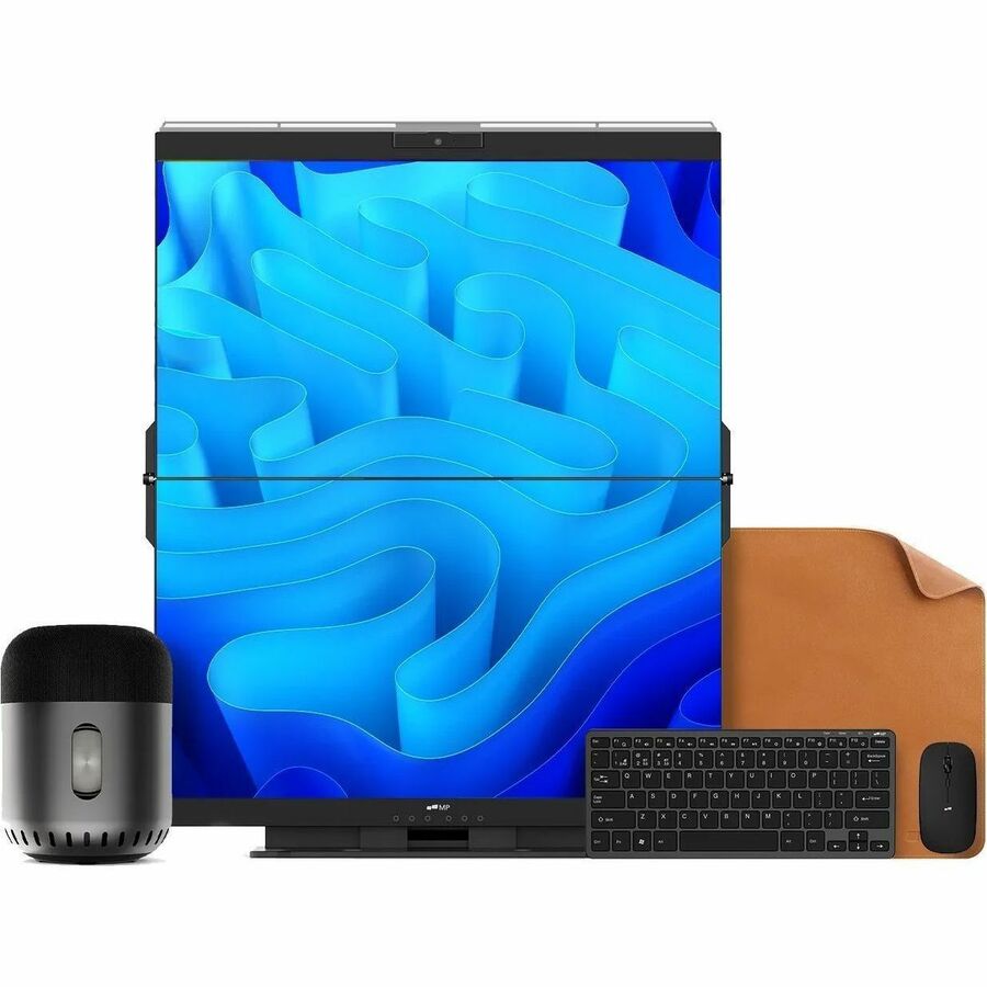 Alternate-Image1 Image for Mobile Pixels Geminos T 24" Dual-Stacked 1080p Monitors with Multi-Touch and Webcam