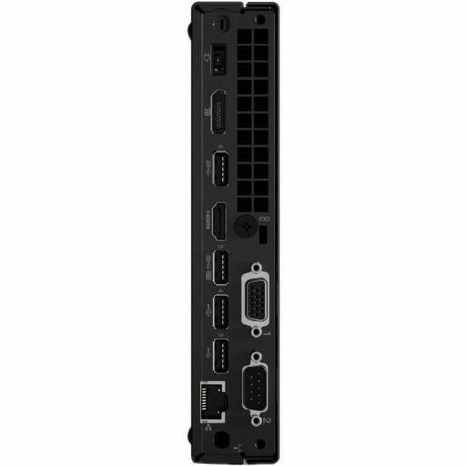 Rear Image for Lenovo ThinkCentre M75q Gen 2 11JN0089US Desktop Computer - AMD Ryzen 5 PRO 5650GE - 16 GB - 256 GB SSD - Tiny - Black