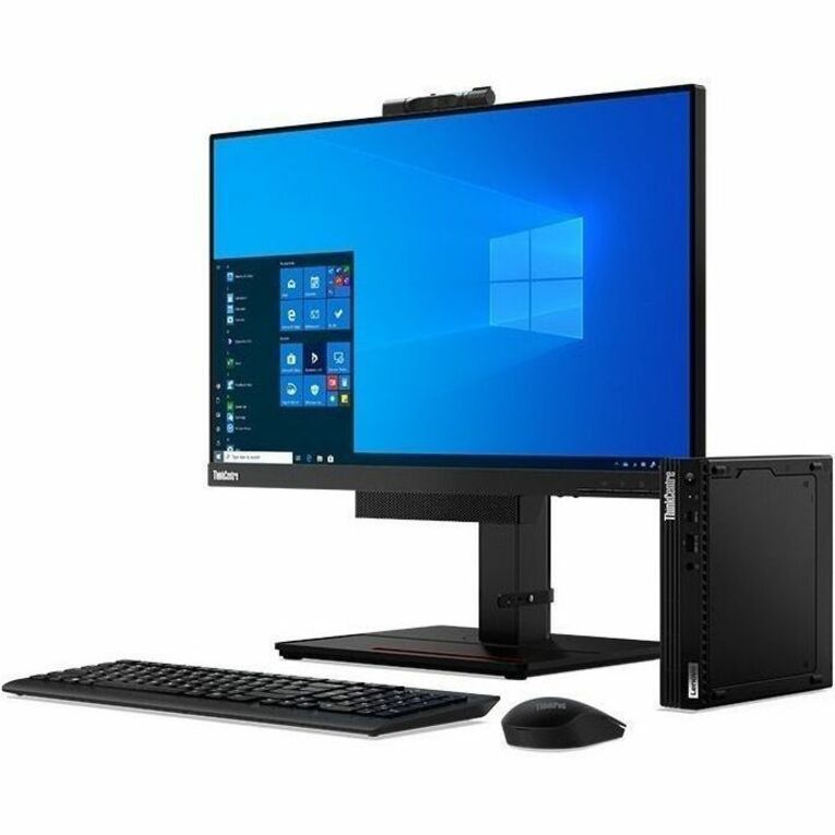 Alternate-Image3 Image for Lenovo ThinkCentre M75q Gen 2 11JN0089US Desktop Computer - AMD Ryzen 5 PRO 5650GE - 16 GB - 256 GB SSD - Tiny - Black