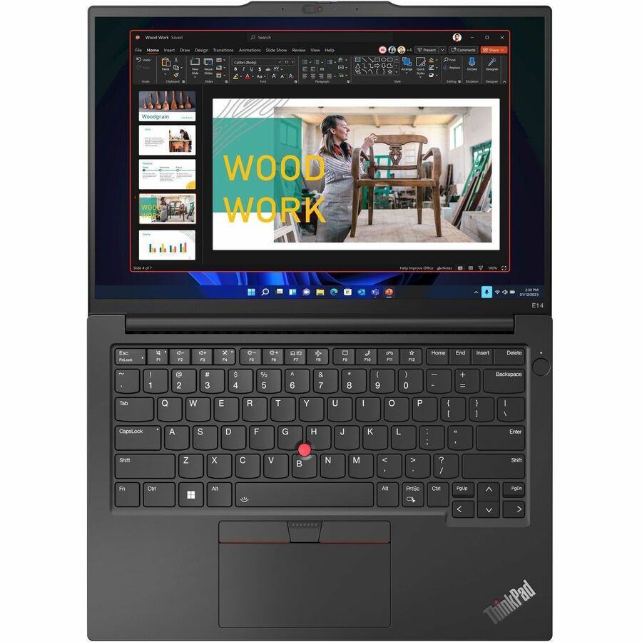 Alternate-Image7 Image for Lenovo ThinkPad E14 Gen 5 21JK0084US 14" Notebook - WUXGA - Intel Core i5 13th Gen i5-1335U - 16 GB - 256 GB SSD - English Keyboard - Graphite Black