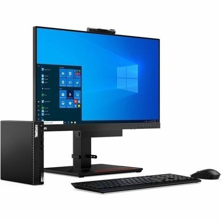 Alternate-Image2 Image for Lenovo ThinkCentre M75q Gen 2 11JN008BUS Desktop Computer - AMD Ryzen 3 PRO 5350GE - 8 GB - 256 GB SSD - Tiny - Black