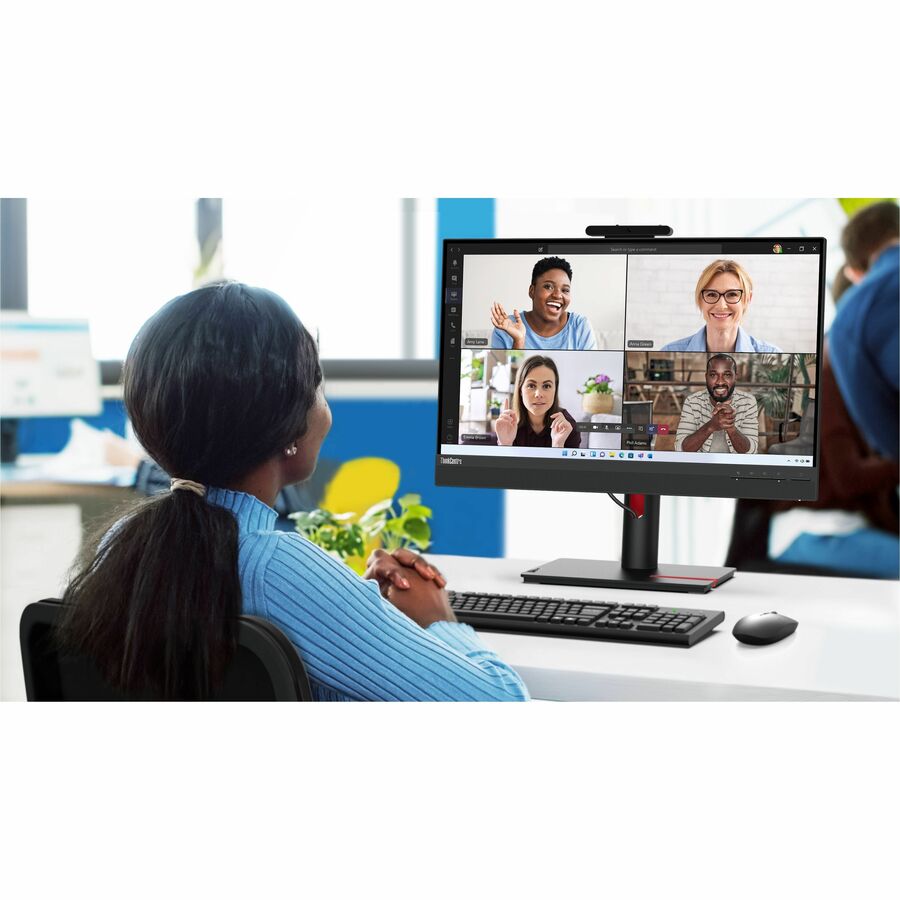 Life-Style Image for Lenovo ThinkCentre Tiny-In-One 24" Class Webcam LED Touchscreen Monitor - 16:9 - 4 ms