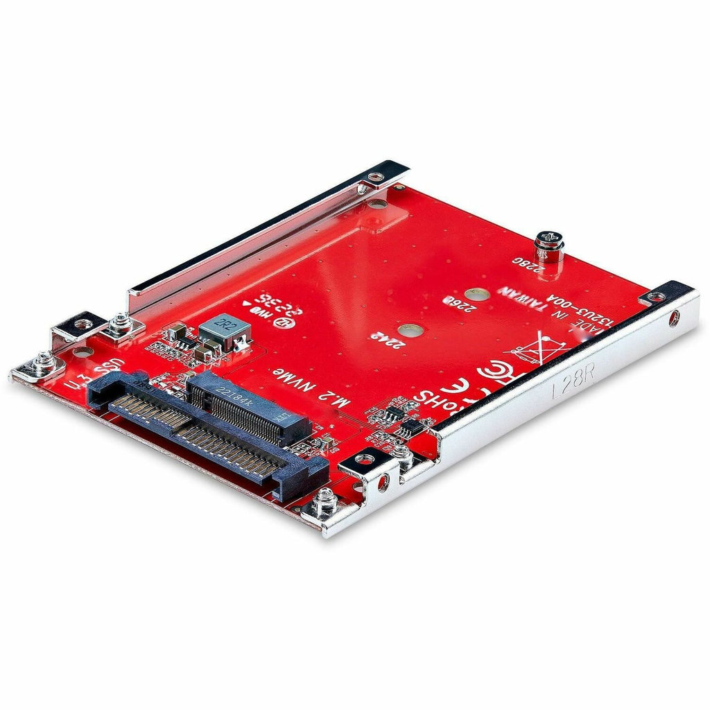 Main Image for StarTech.com M.2 to U.3 Adapter, For M.2 NVMe SSDs, PCIe M.2 Drive to 2.5inch U.3 (SFF-TA-1001) Host Adapter/Converter, TAA Compliant
