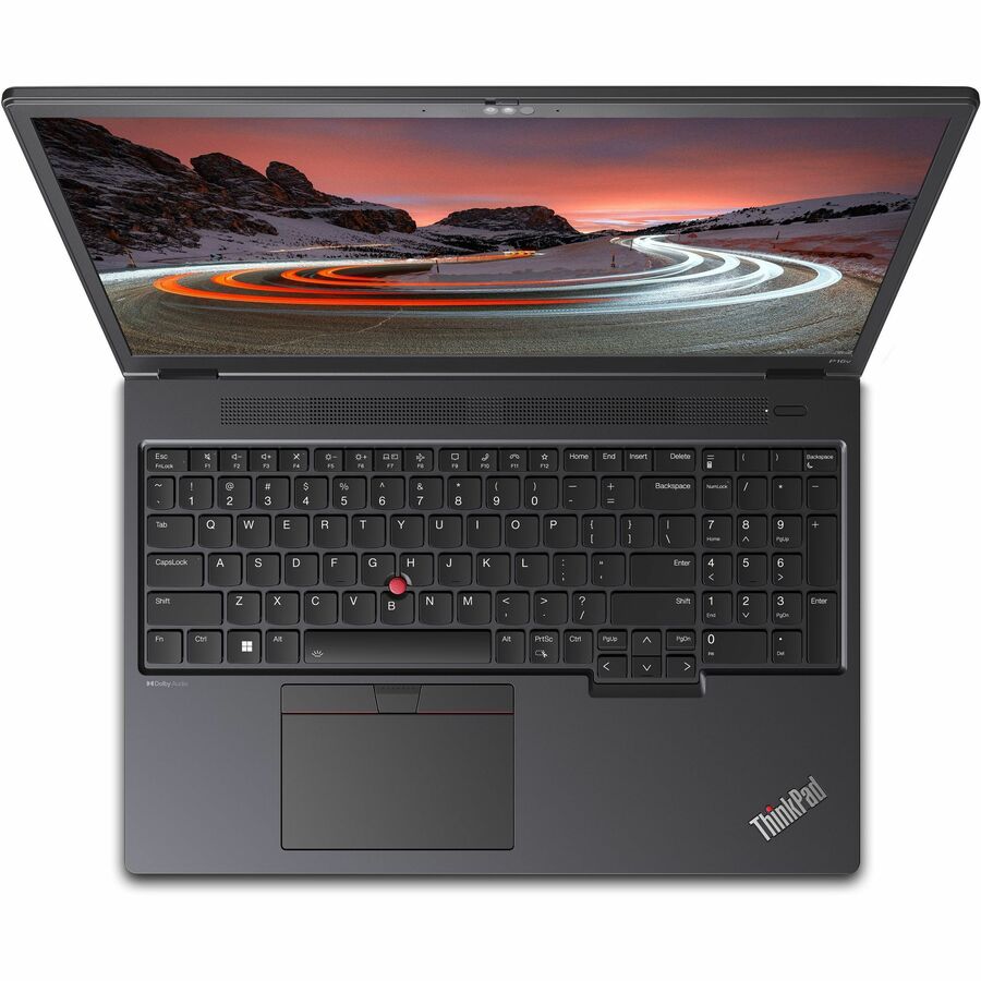 Alternate-Image1 Image for Lenovo ThinkPad P16v Gen 1 21FE0028US 16" Mobile Workstation - WUXGA - AMD Ryzen 7 PRO 7840HS - 32 GB - 1 TB SSD - English Keyboard - Thunder Black