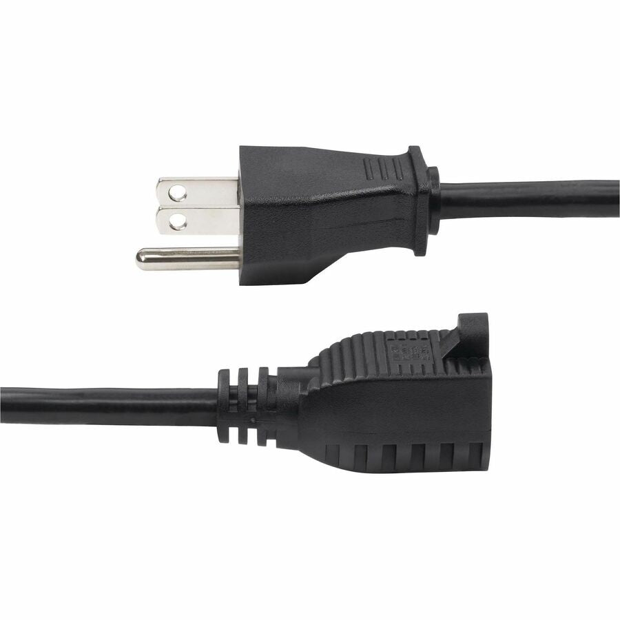 Alternate-Image2 Image for StarTech.com 10ft (3m) Power Extension Cord, NEMA 5-15P to NEMA 5-15R AC Power Cable, 10A 125V, 18AWG, UL Listed