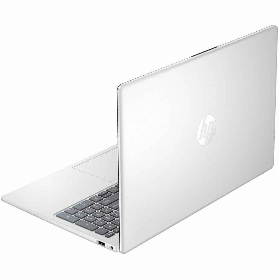 Top Image for HP 15.6" Notebook - Full HD - 1920 x 1080 - (Intel N-Series N100 Quad-core (4 Core) - 4 GB Total RAM - 128 GB Flash Memory - Natural Silver - Refurbished