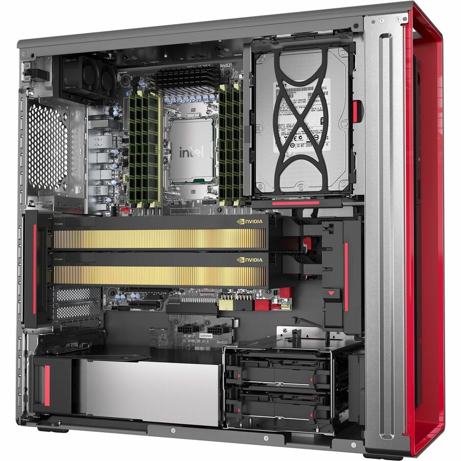 Alternate-Image5 Image for Lenovo ThinkStation P5 30GA004MUS Workstation - 1 Xeon w3-2425 - vPro Technology - 32 GB - 1 TB SSD