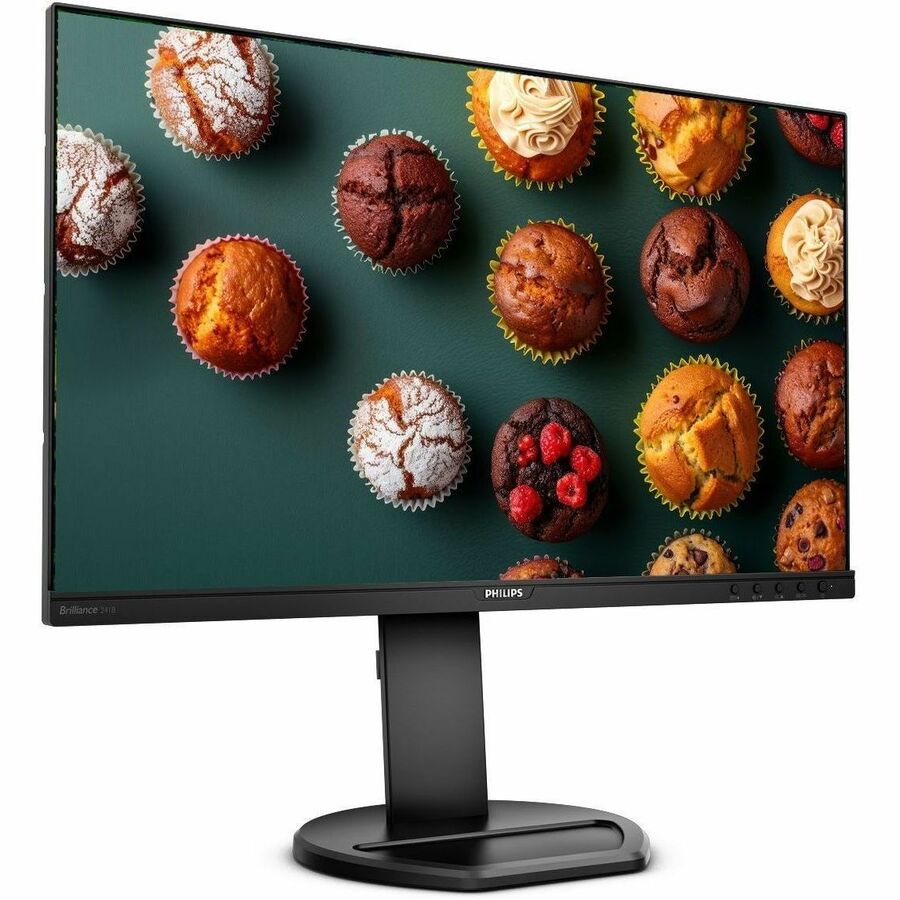 Right Image for PHILIPS 241B8QJEB/17 - 24 inch Monitor, LED, FHD, DP, HDMI, USB-Hub, 4 Year Manufacturer Warranty, TAA Compliant - 24"