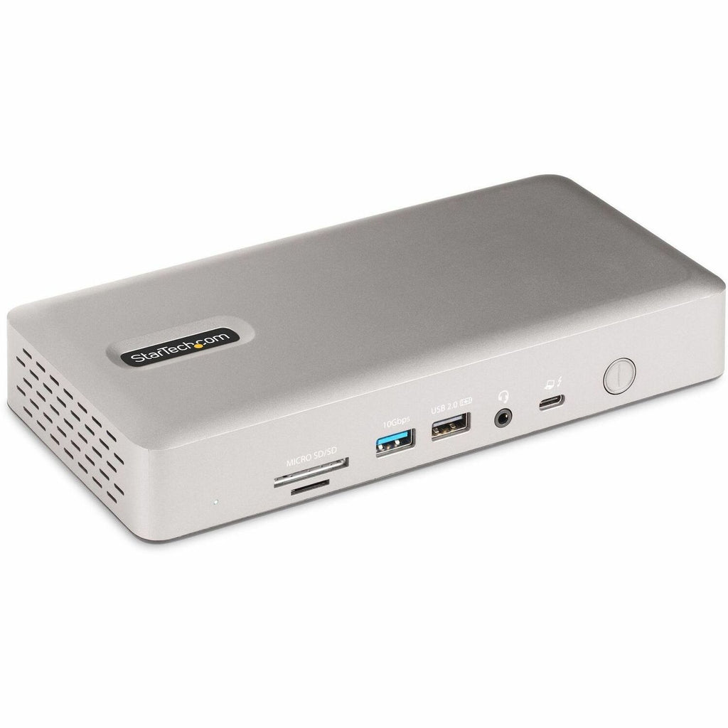 Main Image for StarTech.com Universal USB4 & Thunderbolt 4 Docking Station, Quad Display on Windows, Dual Display on MacBook, HDMI DP Dock, 98W Charging